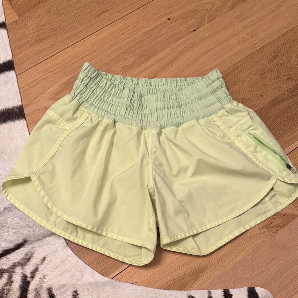 Lululemon Athletica Mint Green Athletic Shorts